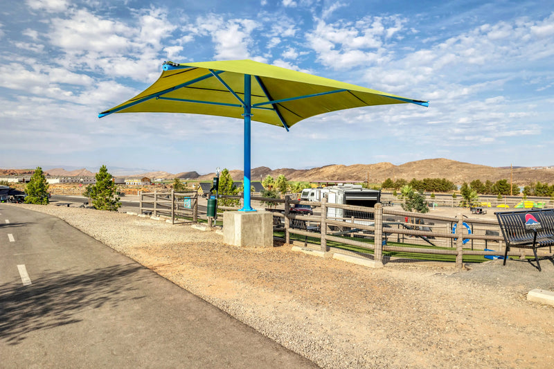 Umbrella Shades - Texas Commercial Shade Structures 