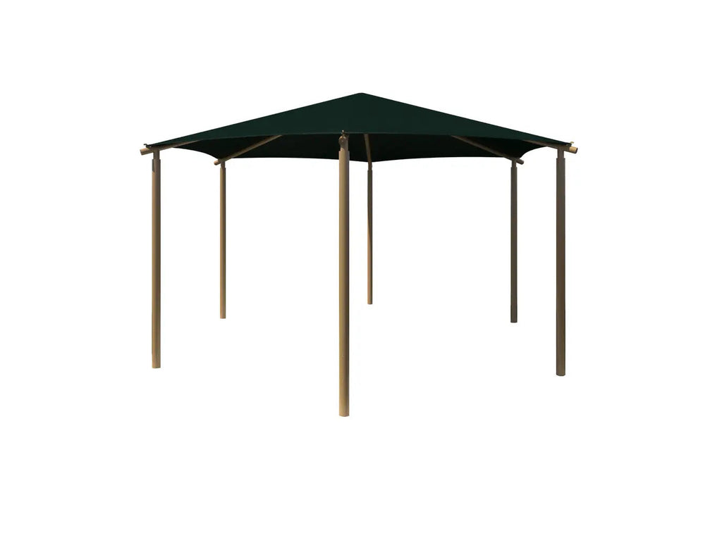 Hexagon Hip Shades - Commercial Shade Structures  Hip Shades Playgrounds Etc