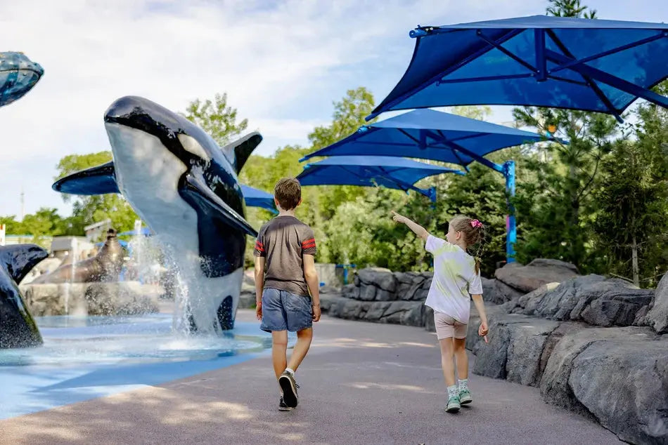 Square Cantilever Umbrella Shades - Commercial Shade Structures  Umbrella Shades Playgrounds Etc