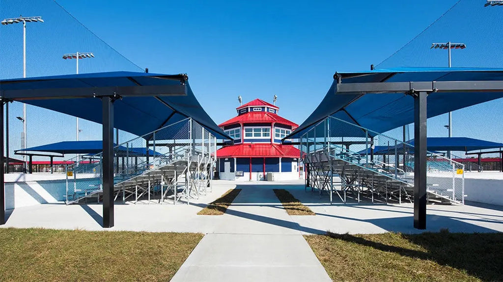 T-Cantilever Shades - Commercial Shade Structures  Cantilever Shades Playgrounds Etc